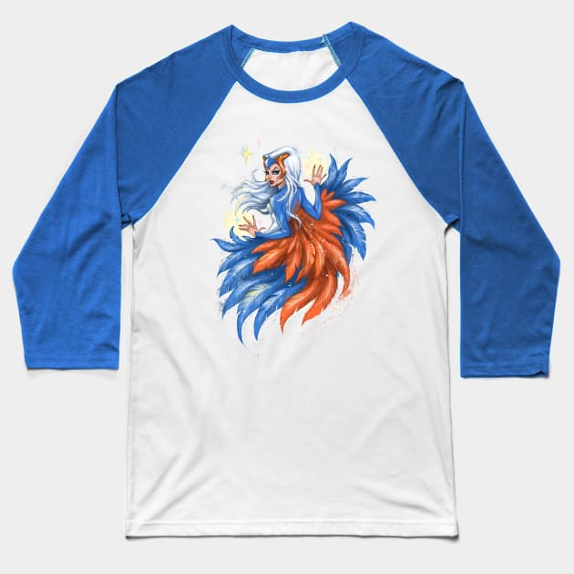 Sorceress of Castle Grayskull Baseball T-Shirt by Darkodark